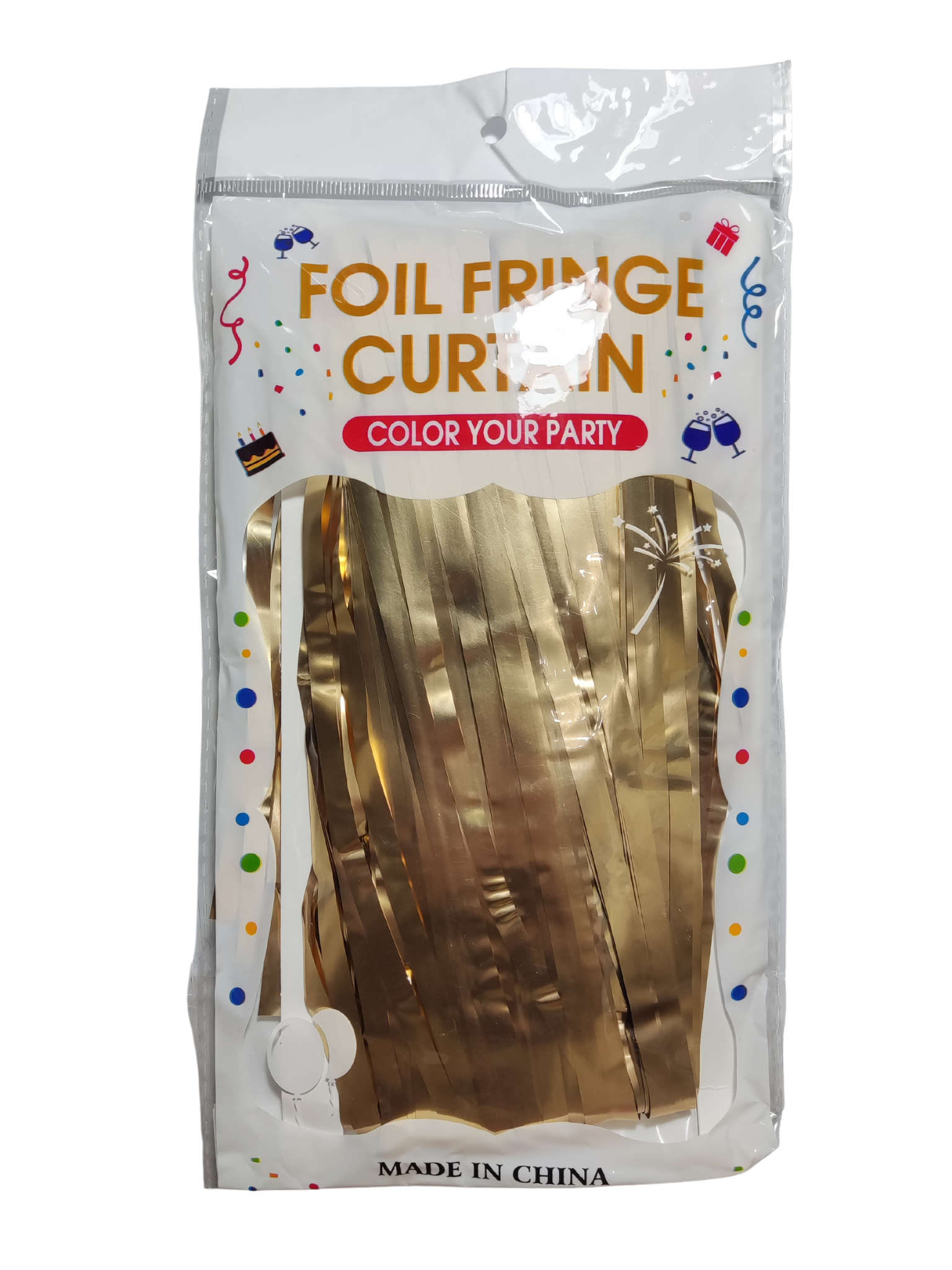  წვიმის ფარდა - ოქროსფერი