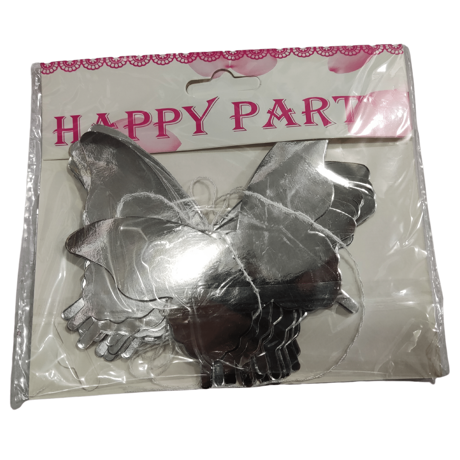 გასაკრავი ვერცხლისფერი პეპლები  3 მ