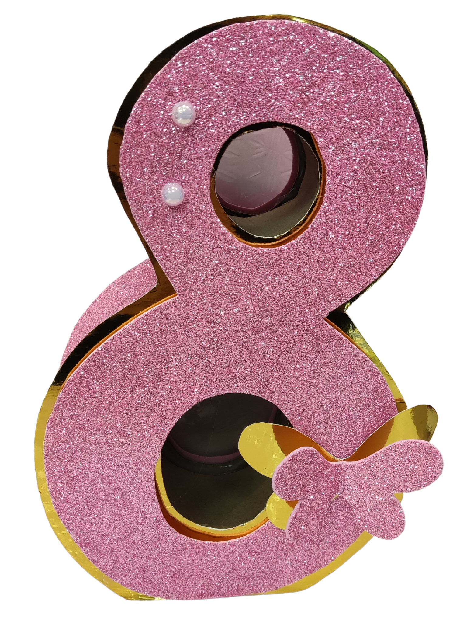 დეკორაციული დასადგამი ციფრი 8