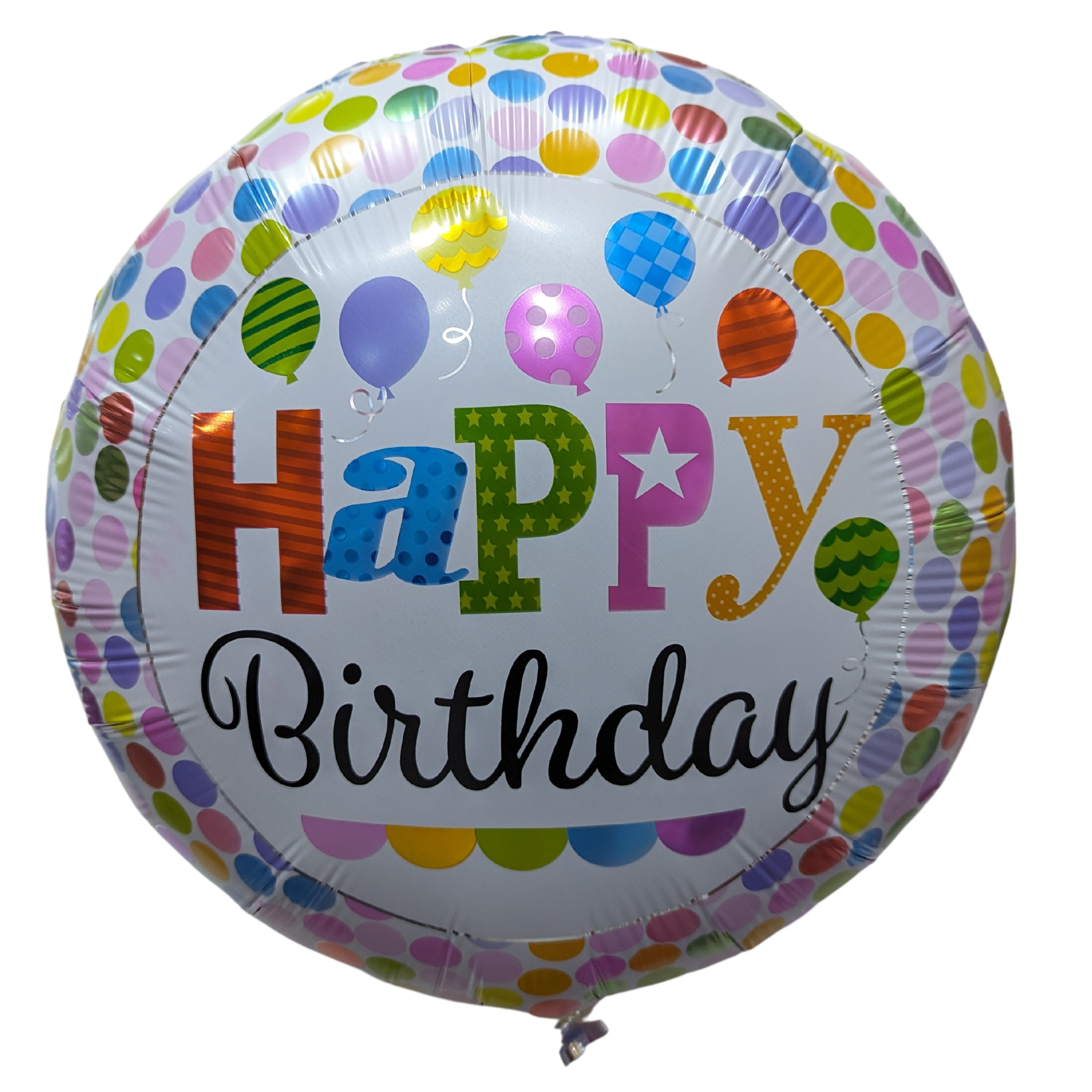 ფოლგირებული ბუშტი Happy Birthday