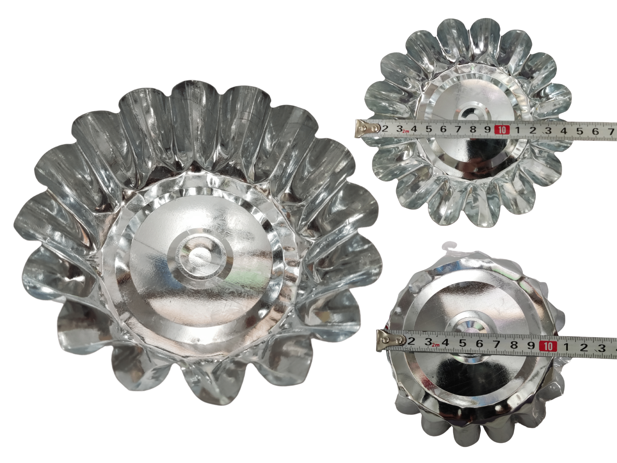 ტარტალეტკის საცხობი ფორმა მეტალის - 14სმ