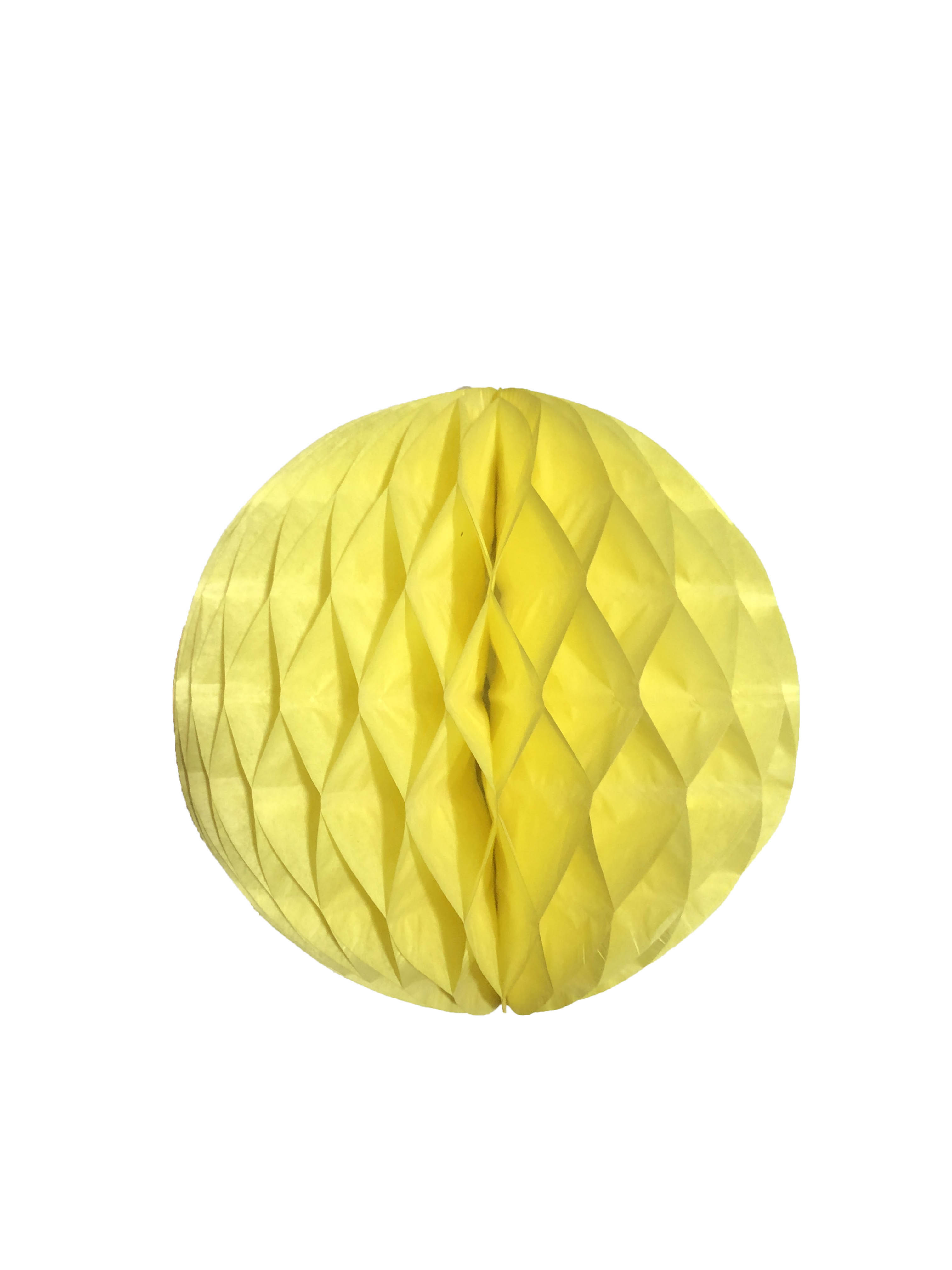 ყვითელი ქაღალდის ბურთი - 20სმ