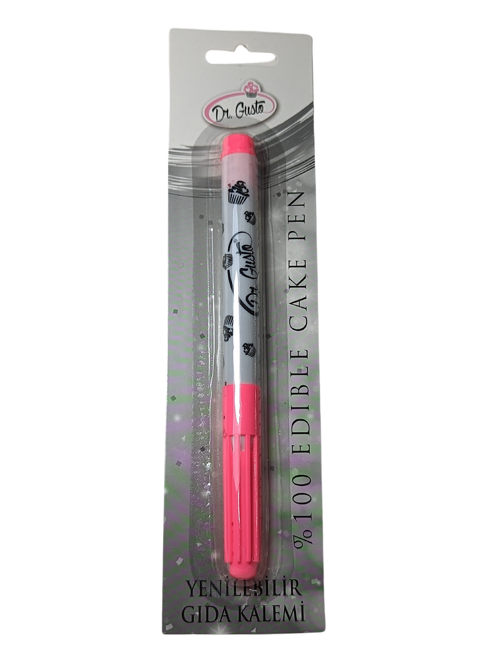 საკვები ფლომასტერი ვარდისფერი