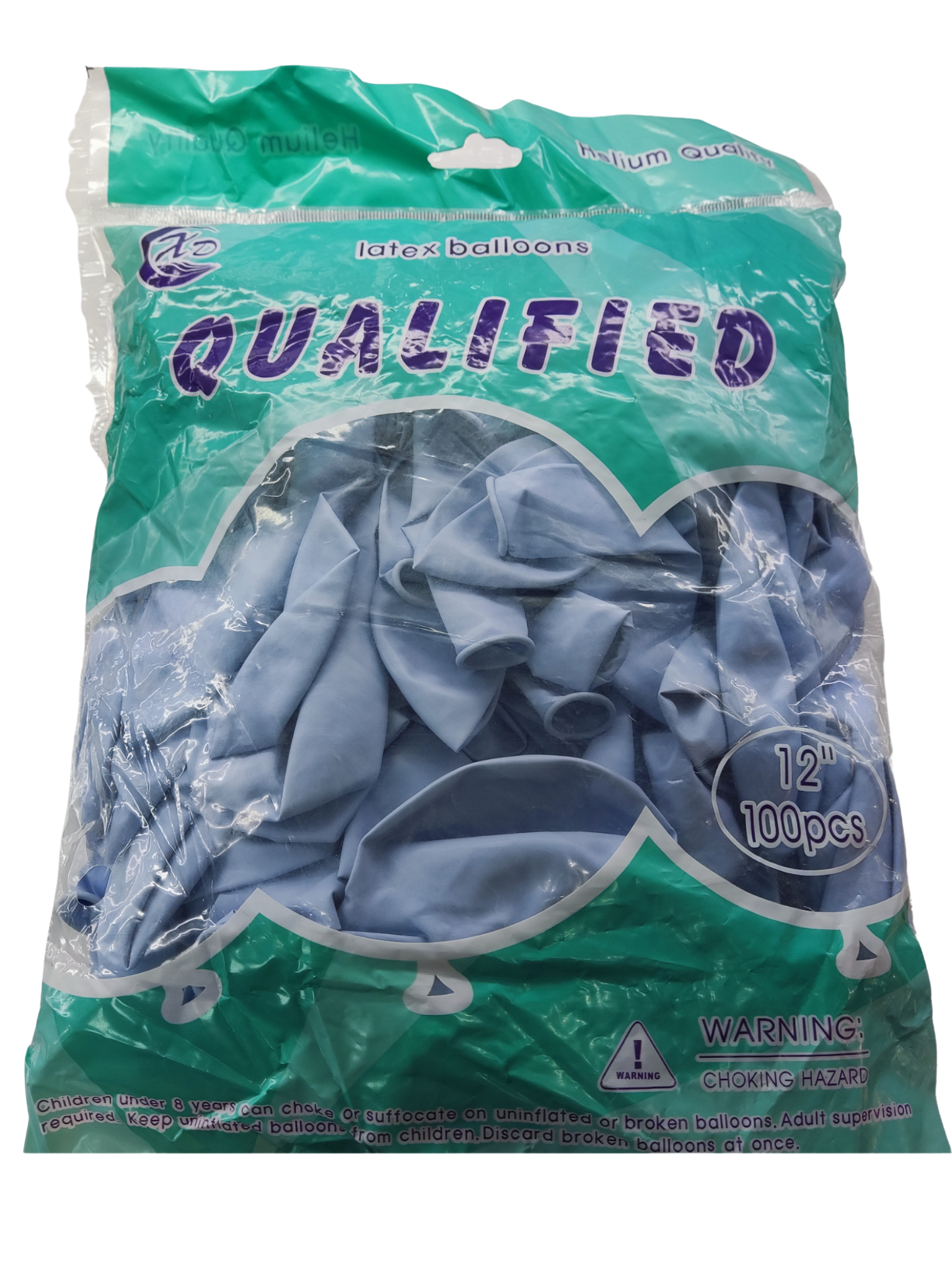 ბუშტები 100ც - ღია ცისფერი