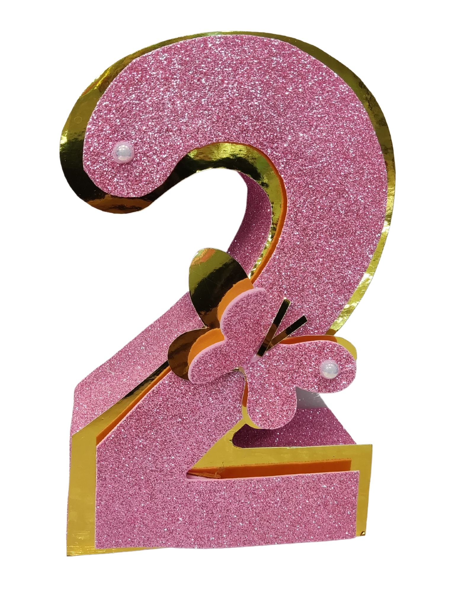 დეკორაციული დასადგამი ციფრი 2