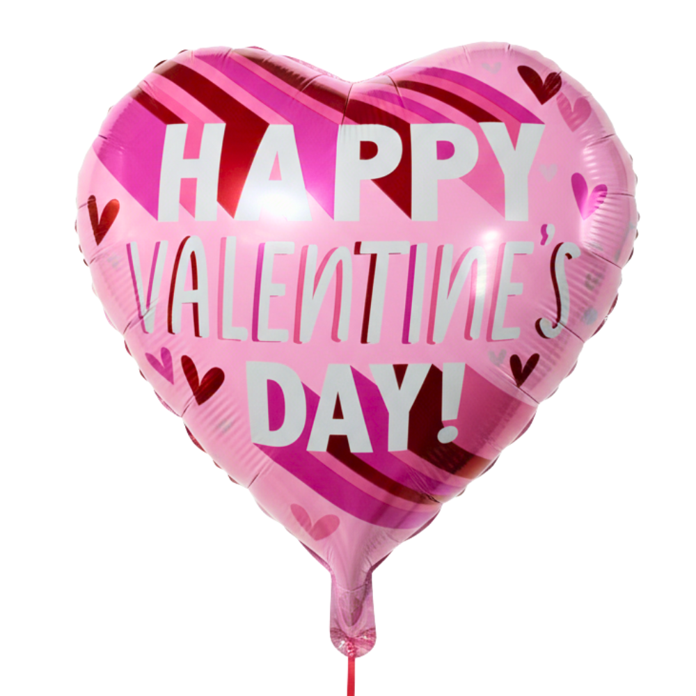 Happy Valentine's day გულის ბუშტი