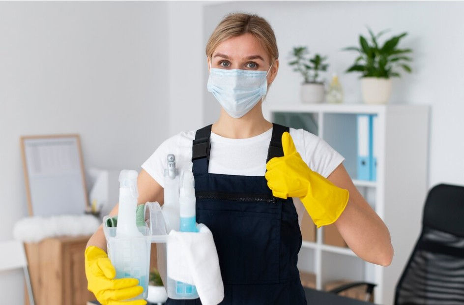 housekeeper and cleaners