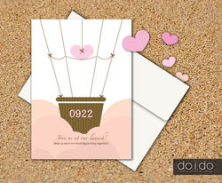 Love is in the Air Thank You Card