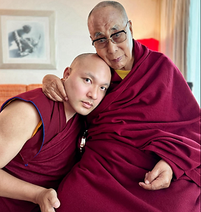 Karmapa with Dalai Lama in Switzerland 2024