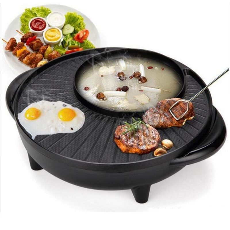 Thumbnail: Korean Electric Hot Pot, Multifunctional Grill Pan