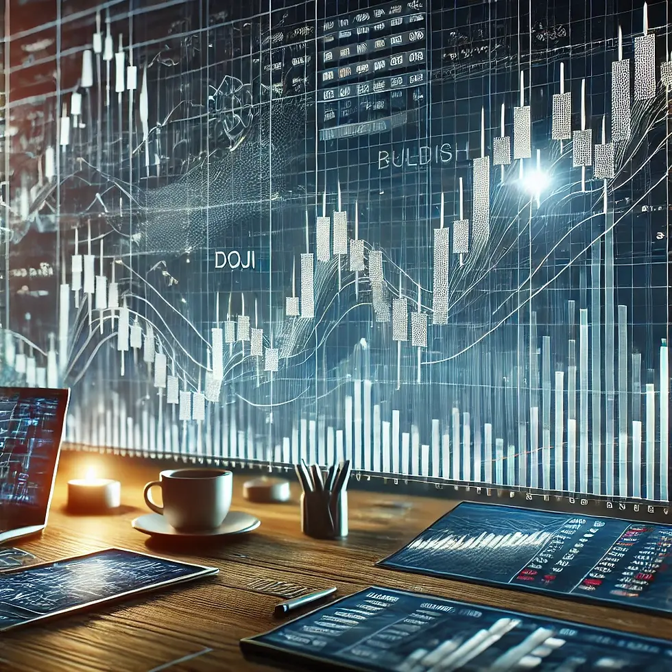 Négocier les modèles  chandeliers englobants et doji haussiers et baissiers  