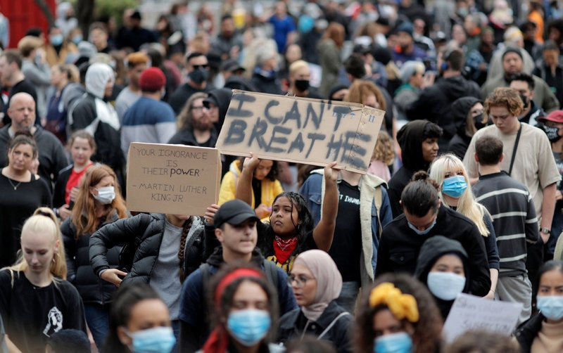 PEACEFUL PROTEST - GEORGE FLOYD - NEW ZE