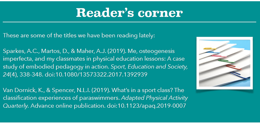 Reader's Corner: 2 New Publications