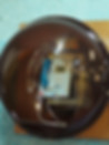 Old school phone in bubble.