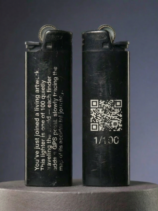 Lighters Travel Turns Borrowed Bic Lighters Into a Living Work of Art