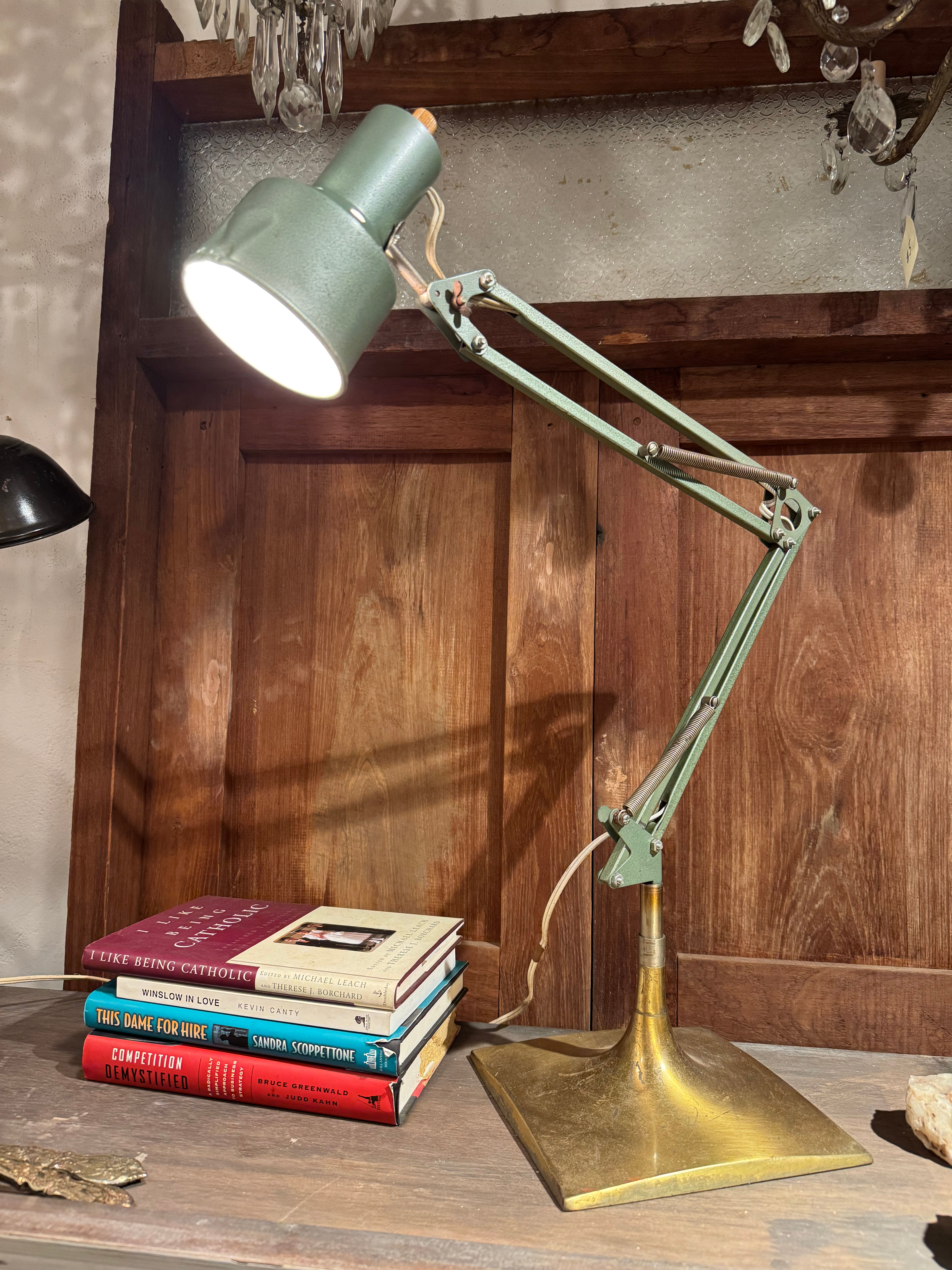 Vintage Mid-Century Industrial Adjustable Desk Lamp