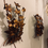 Thumbnail: Pair of Vintage Italian Gold Gilt Leaves Wall Sconces