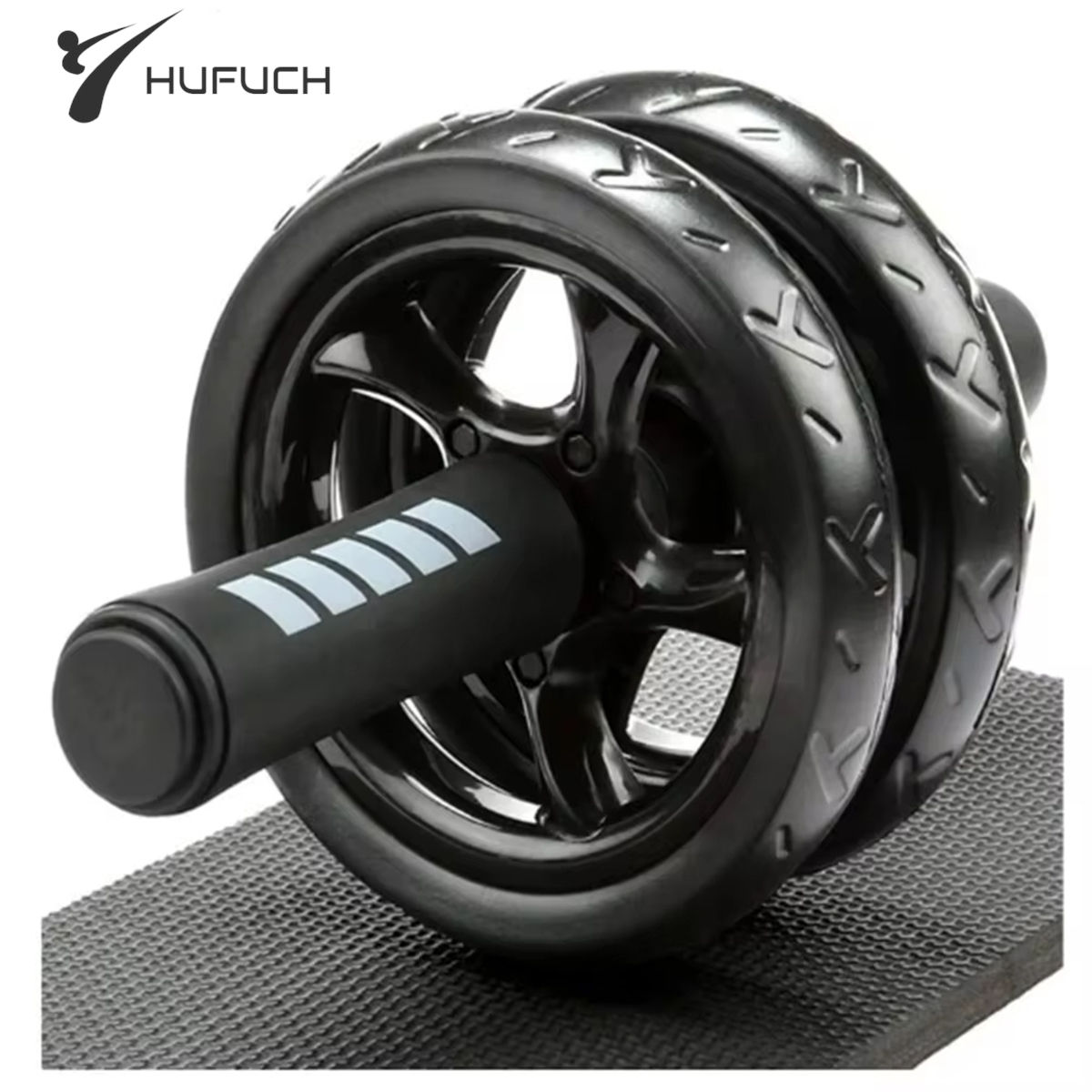 AB Roller Wheel with Knee Pad & Resistance Bands - Core Trainer