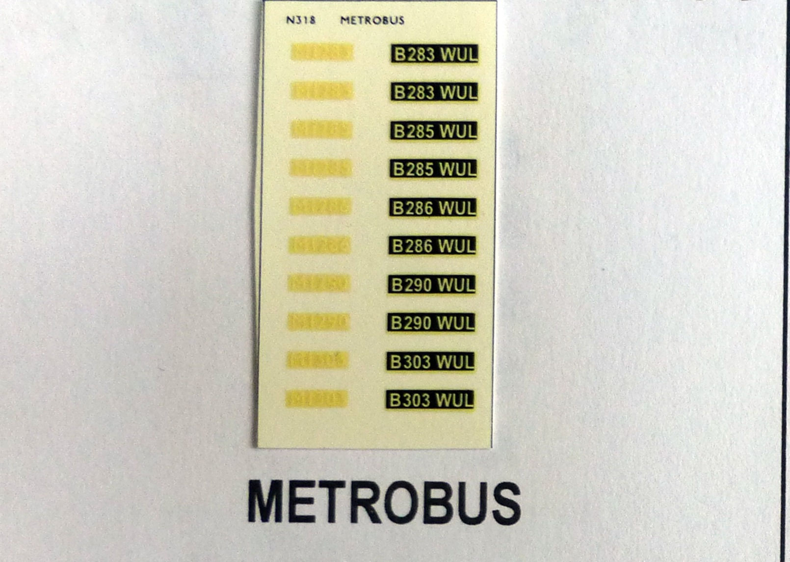 White M1283, M1285, M1286, M1290, M1303