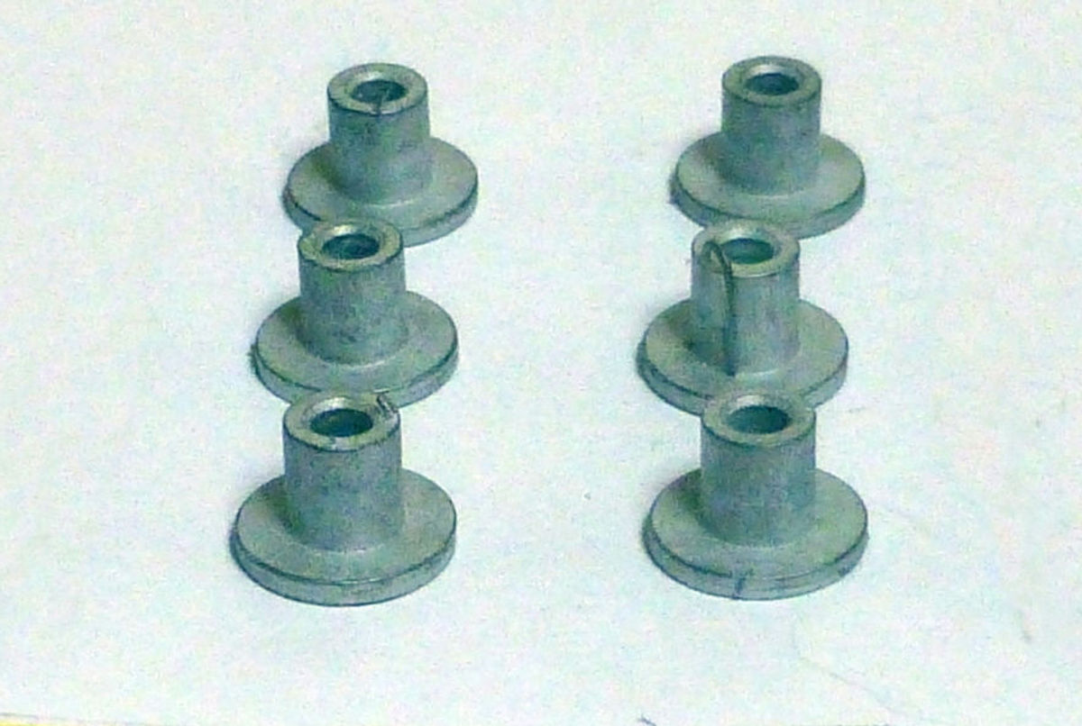 White Metal EFE Base Plugs (3 Pairs)