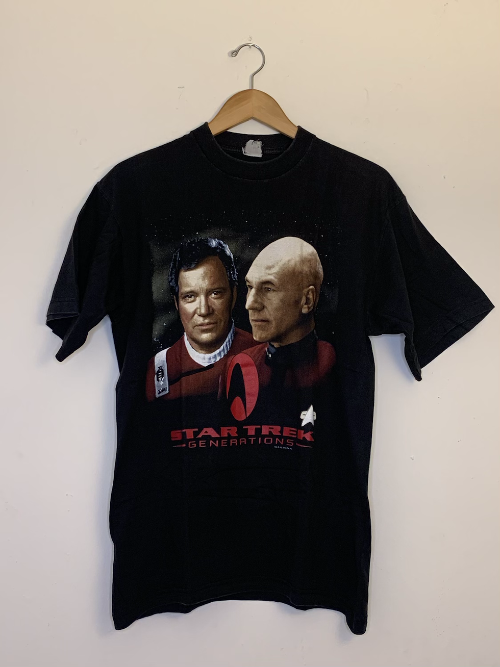 1994 Star Trek Generations Patrick Stewart/ Shatner t shirt