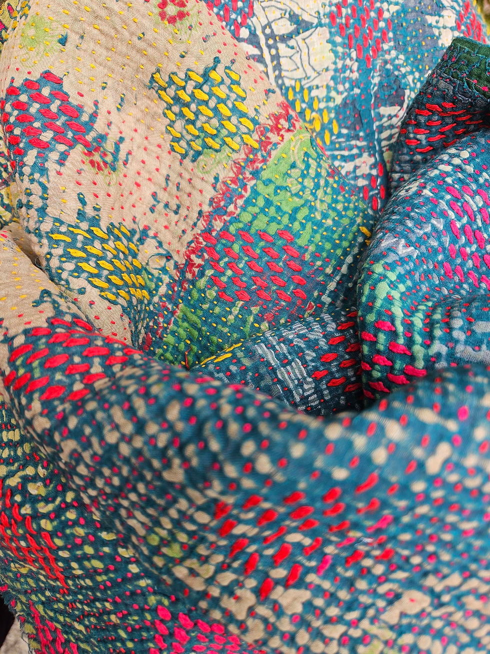 Miniature : Plaid ancien indien/indian plaid/vintage plaid/Tissu ancien inde/patchwork indien/tissu indien ancien/tissu caravane