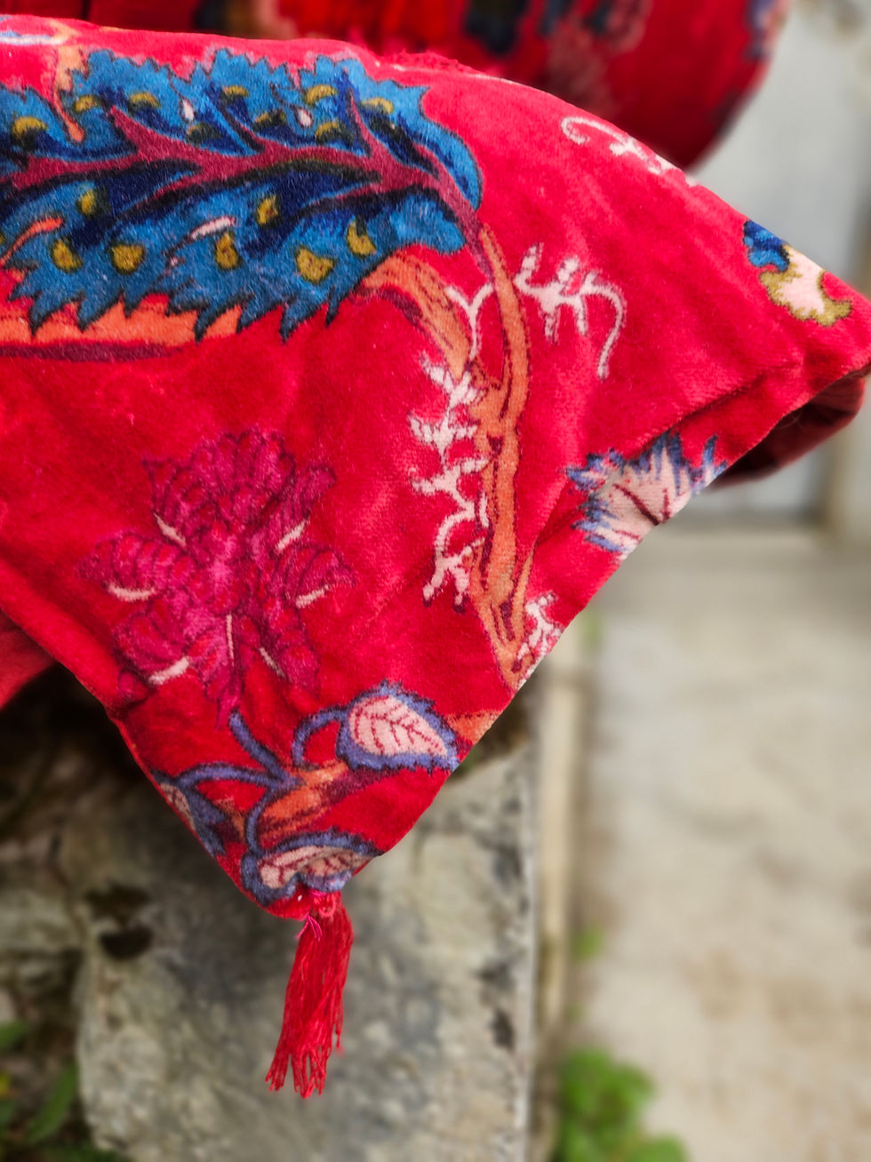 Miniature : édredon courtepointe/couvre lit caravane/couette indienne/tissus caravane Paris/quilt indien/indian quilt/couvre lit douillet