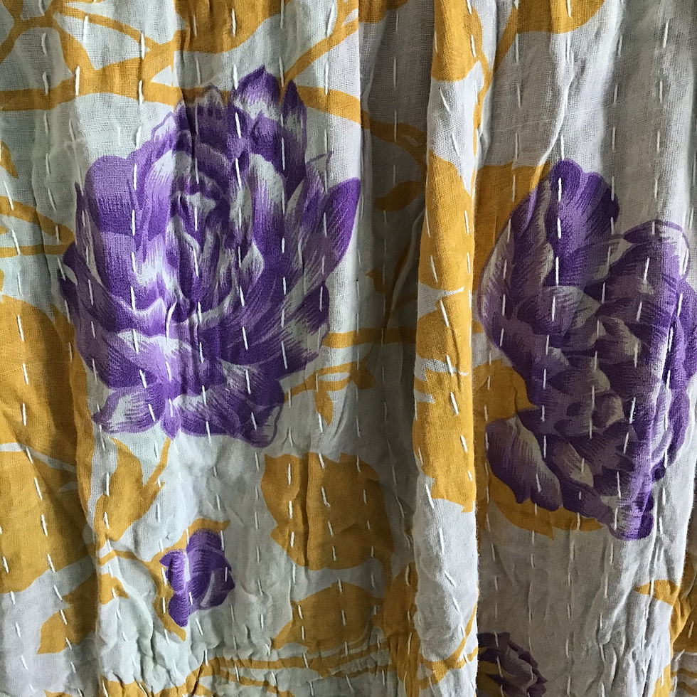 quilt de hay/bouti ancien Inde/couvre lit vintage/bout de lit/ jeté de lit courtepointe/quilted bed throw/plaid vintage/plaid