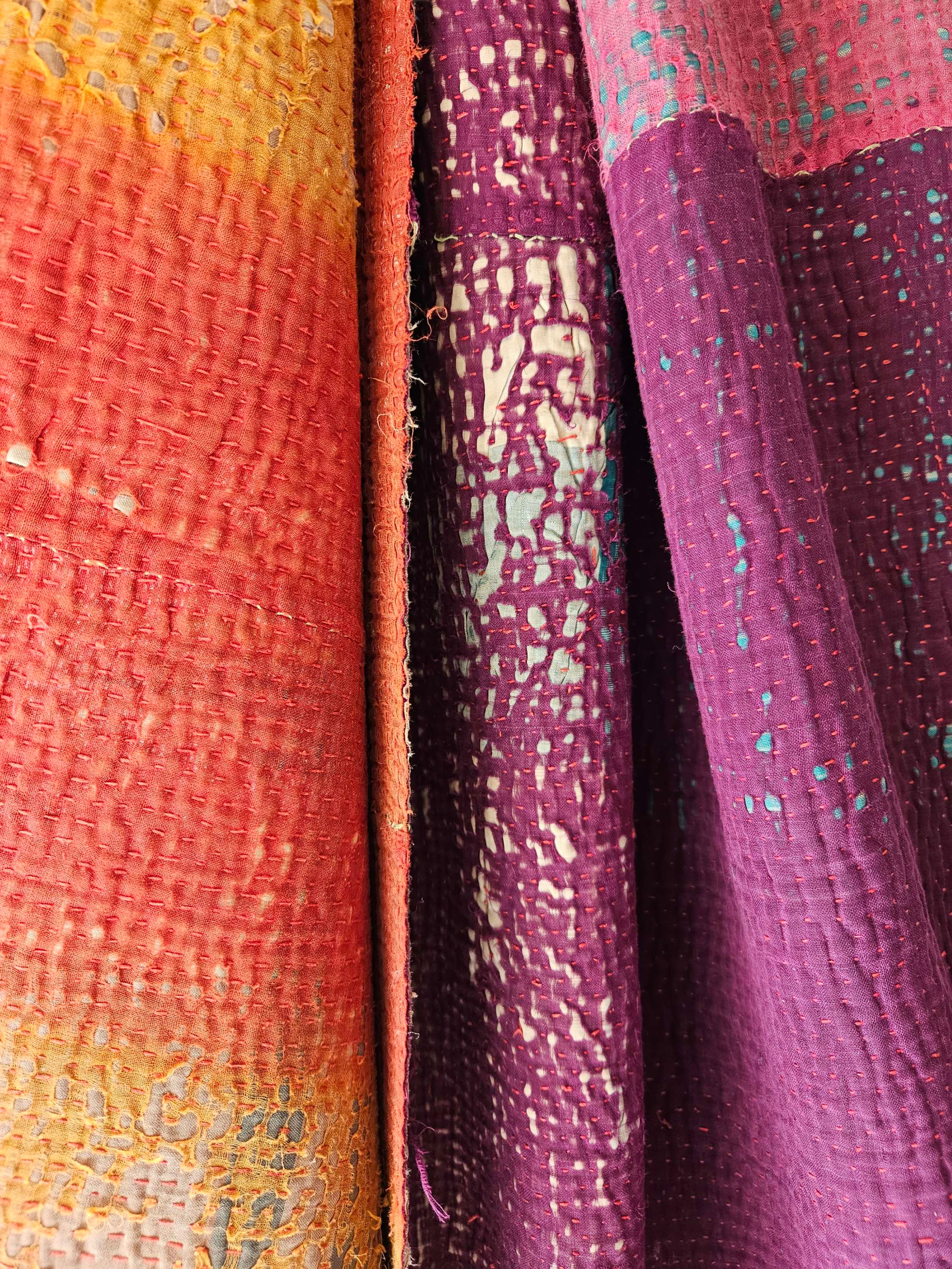 Plaid ancien /jeté de lit vintage 01YU bohème chic