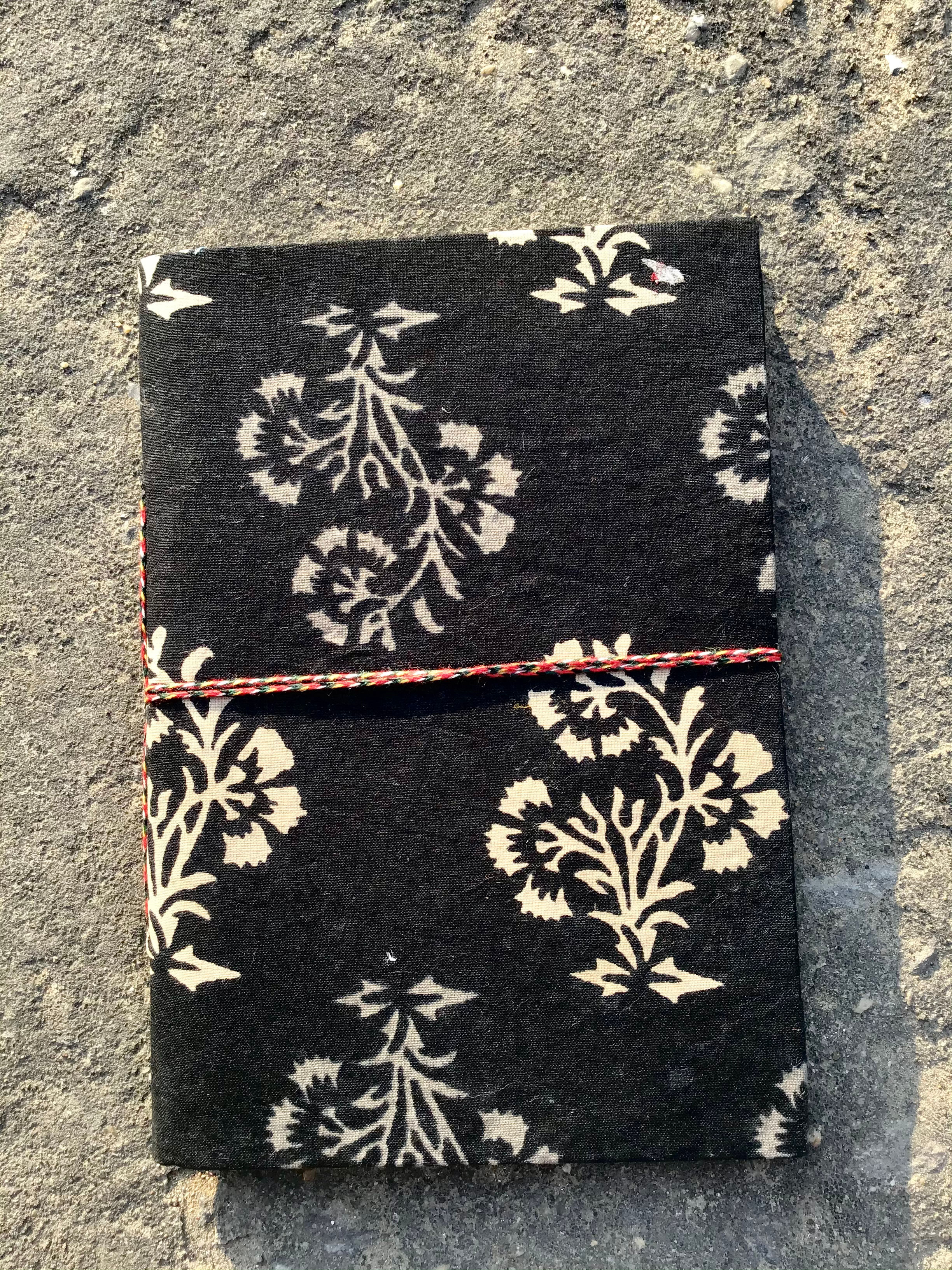 carnet papier recyclé/carnet de route/papier recyclé indien/notebook tissu/recycle paper notebook/indian notebook/carnet inde