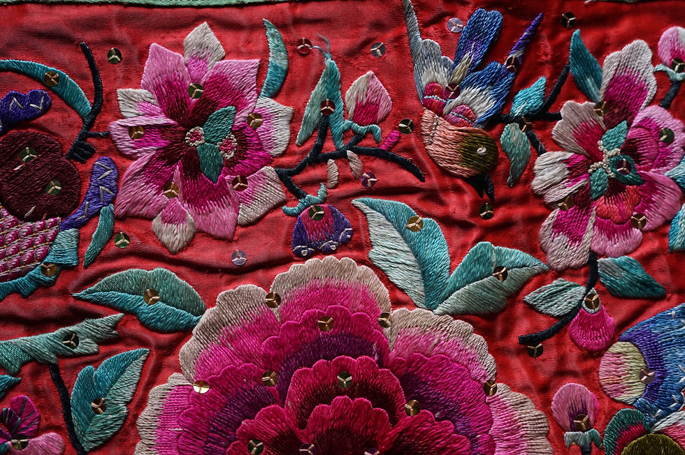 Thumbnail: Tablier ancien Ethnie Hmong. Sud chine