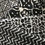 Miniature : nappe noire/tissu batik/nappe batik/tissus Paris/nappe noire coton/shibori plaid/indian bedcover/indian bedspread/