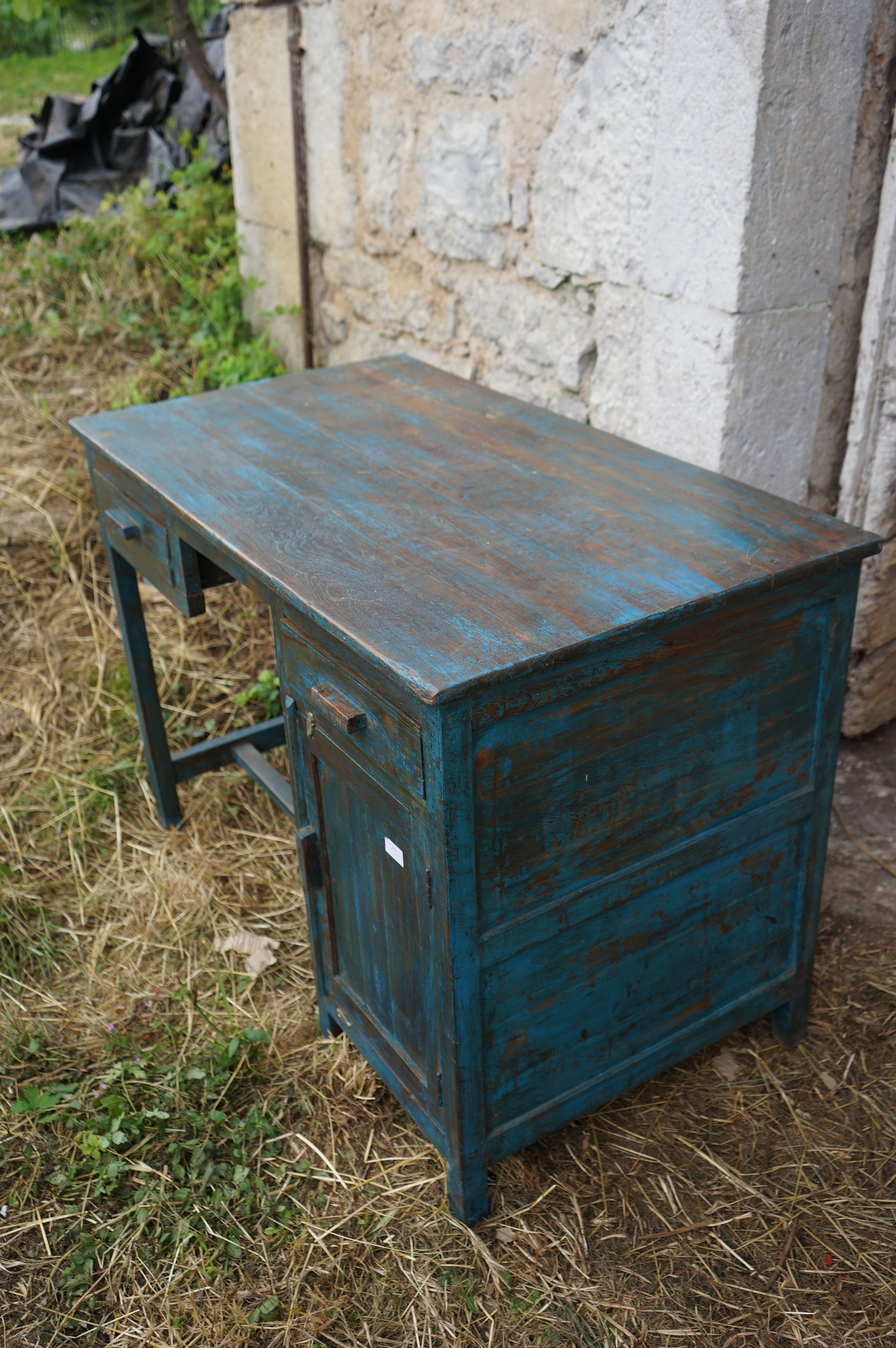 meuble/Indien/patine/bleue/Figeac/Marcilhac/boutique/déco/ameublement/indus/industriel/étagère/bois/Paris/commode/casiers/