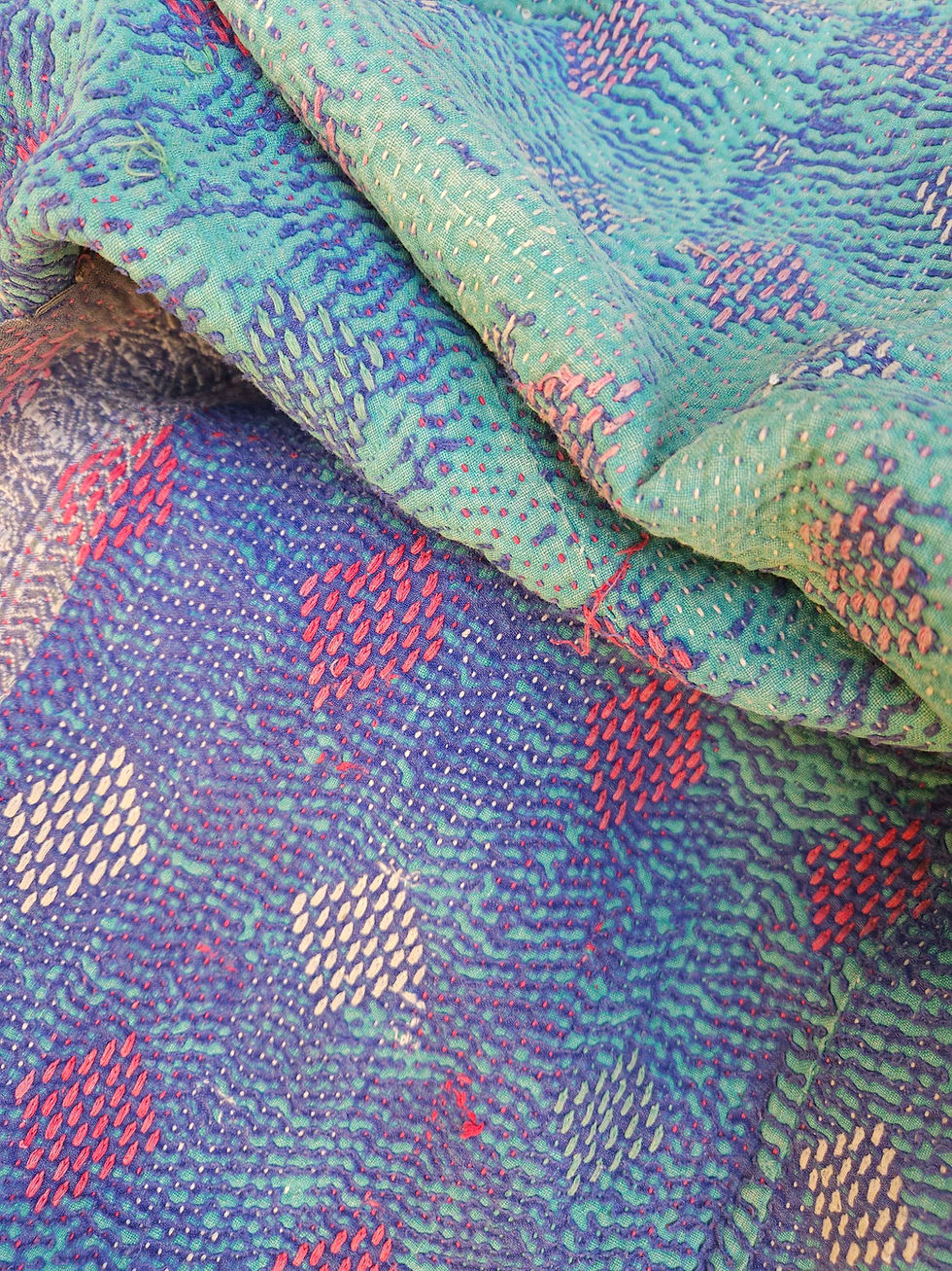 Thumbnail: Beau jeté de lit vintage bohème chic 927E, 220 x 120 cm