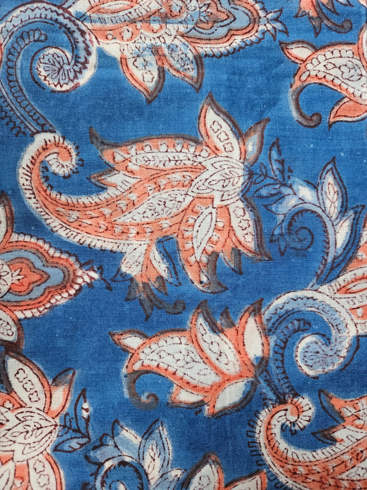 tissu indien au mètre/tissus au mètre/cotonnade/block print/tissu au mètre Figeac/tissu au mètre cahors/tissus kirane