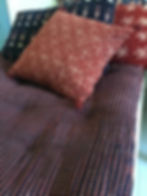 matelas charpoy/matelas bleu et rouge/matelas sieste/coussin de sol/matelas de sol/matelas banquette/matelas coton