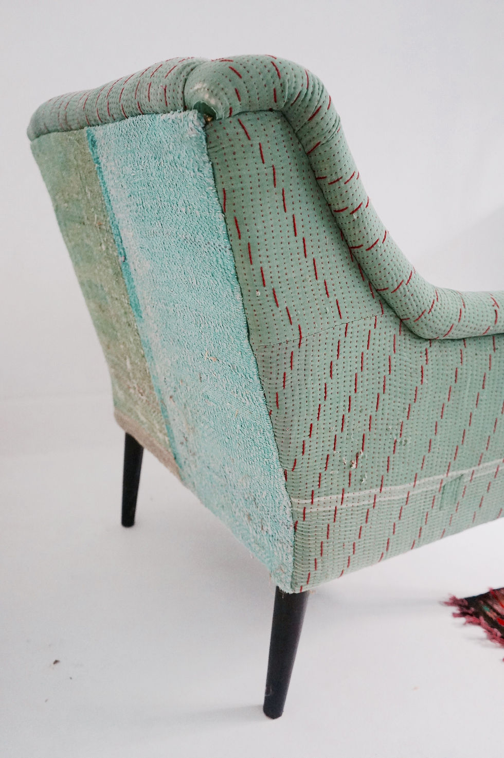Miniature : fauteuil tissu vintage/fauteuil inde/fauteuil sur mesure/siege vintage/meubles indiens Bordeaux/meubles Figeac/brocante inde