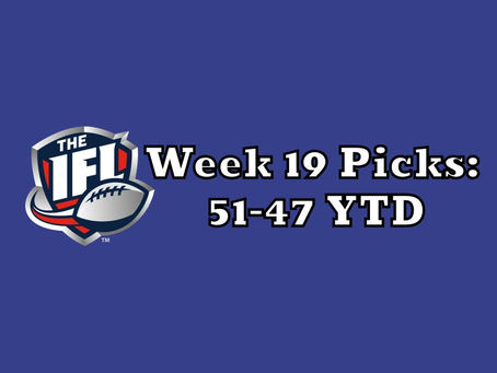 IFL Week 19