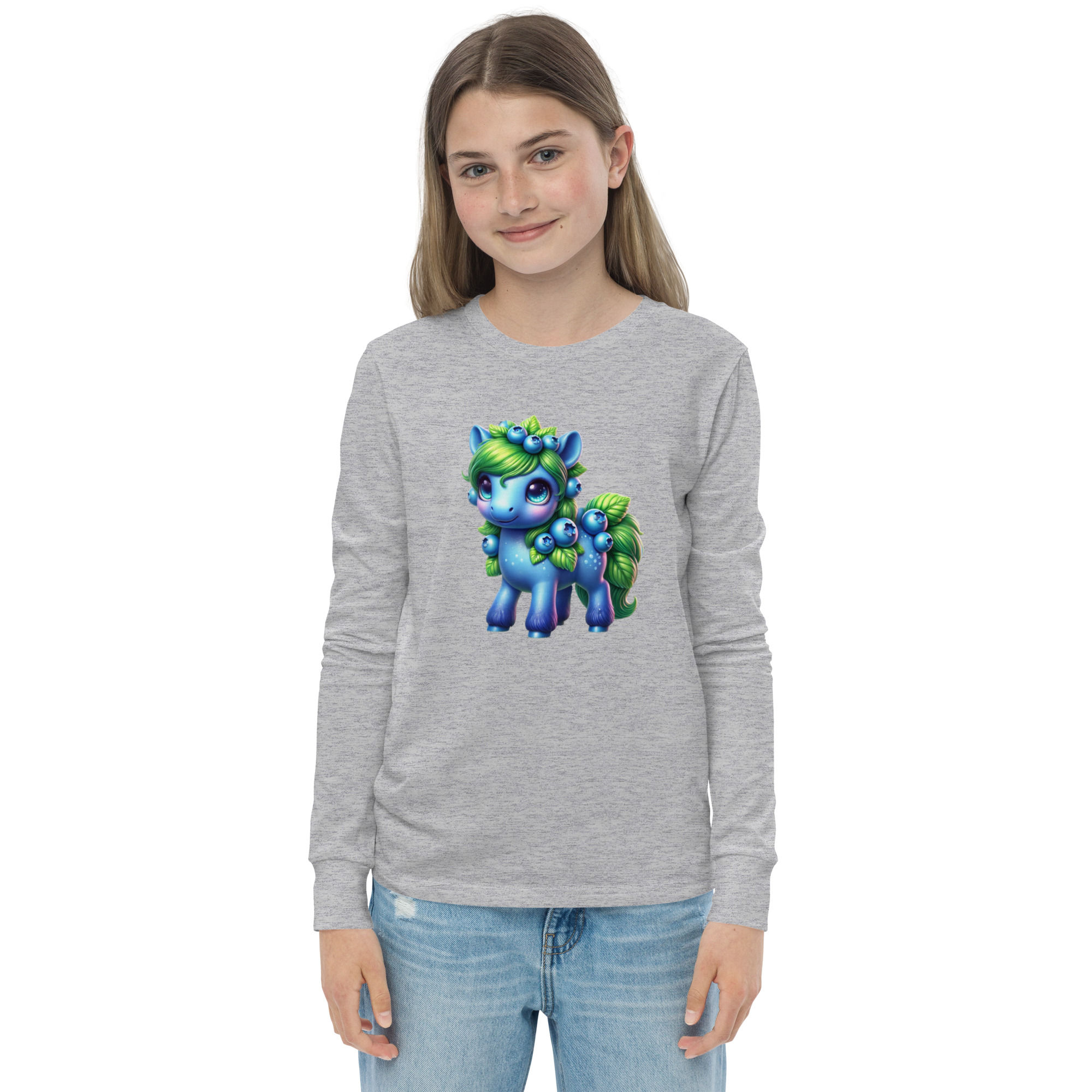 Youth Blueberry Dream Pony – FruBz Long Sleeve Tee