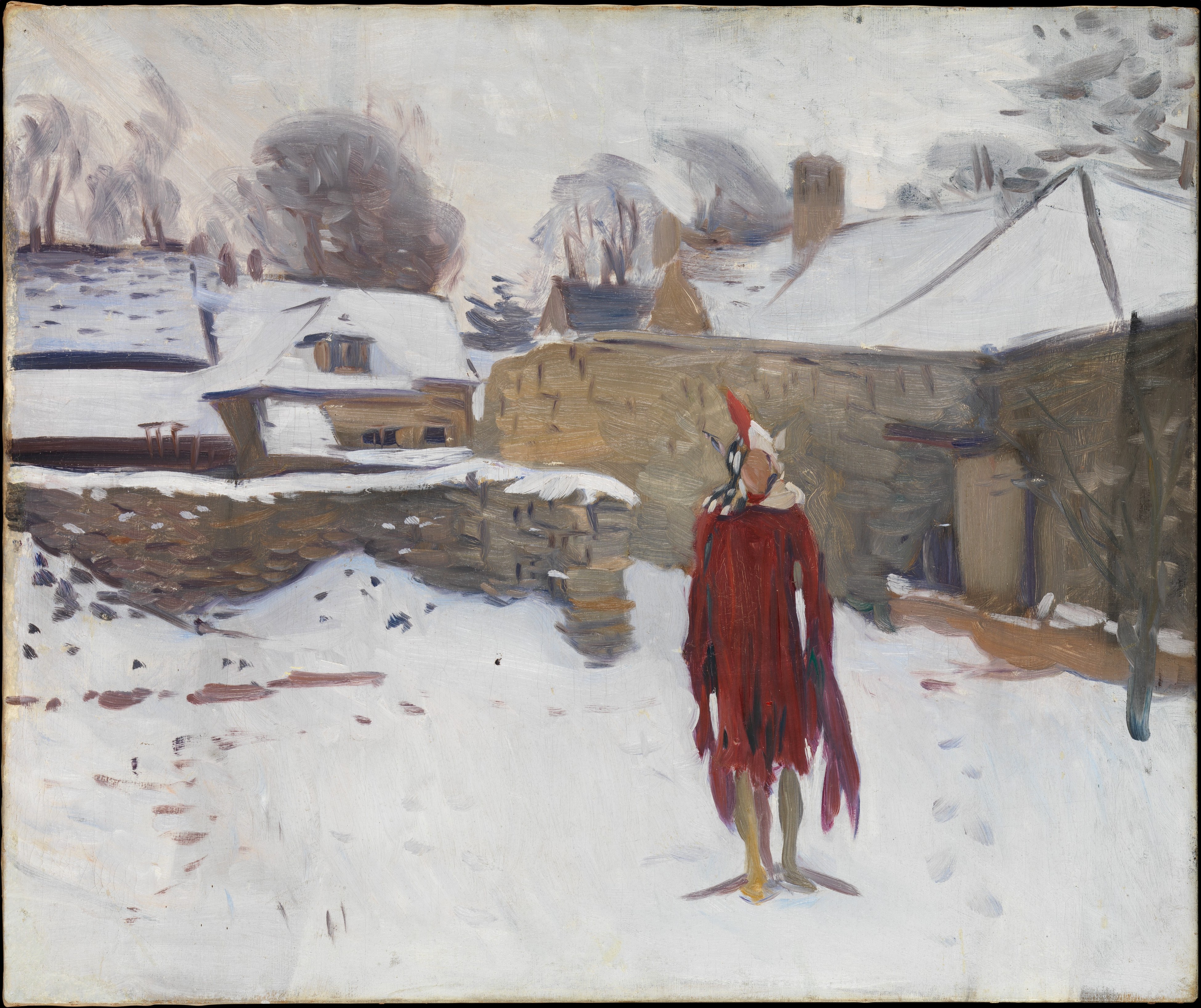 Mannikin in the Snow
