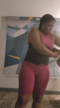 Thumbnail: Pink Caramel Tummy Wrap Compression