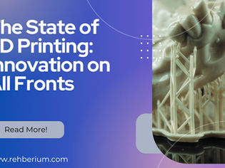 The State of 3D Printing: Innovation on All Fronts