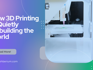 3D Printing Innovations in Medicine, Aerospace, Energy & Robotics