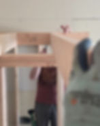 It took a lot of precision and A LOT of hammering, but we got the work done!