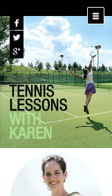 Deportes y Recreación plantillas web – Clases de tenis