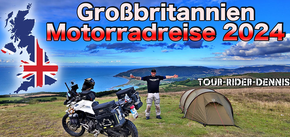 Großbritannien Motorradreise 2024