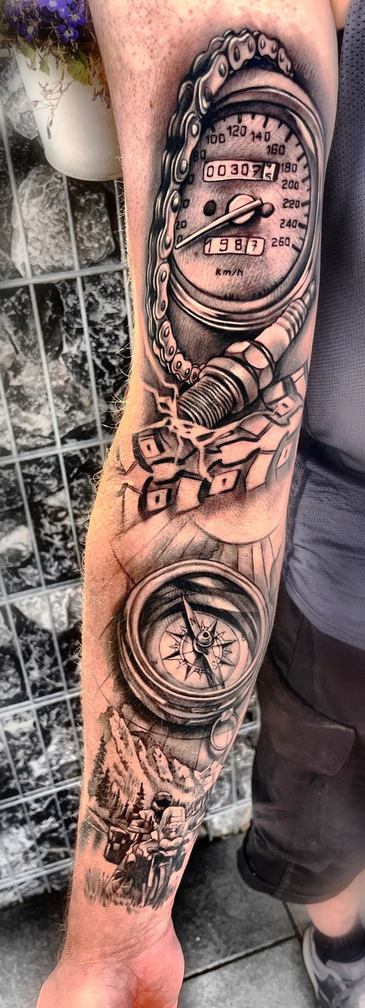 Motorrad Tattoo