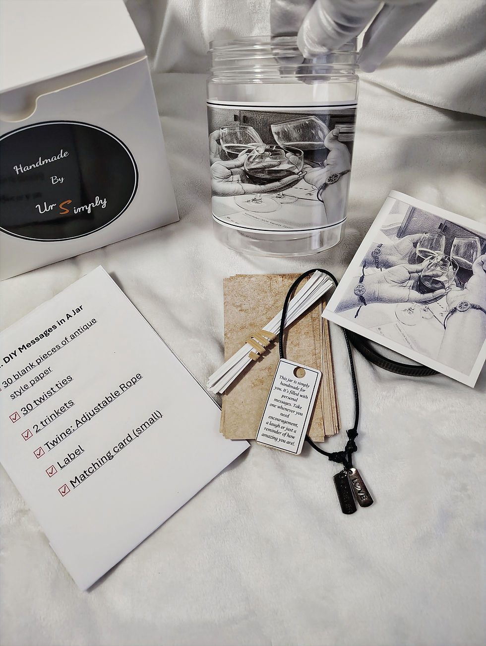 Thumbnail: Cheers! - Messages in a Jar (DIY Kit) 16oz