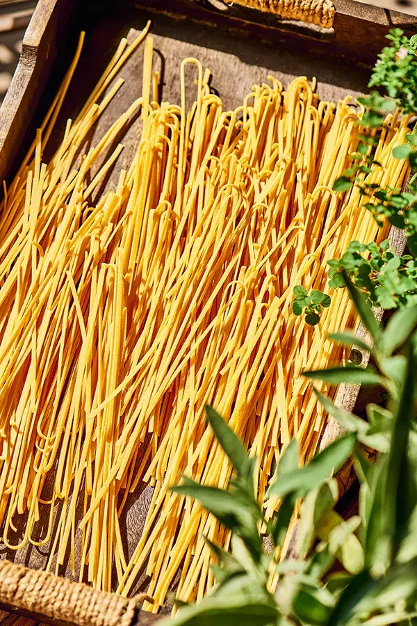 Miniature : Linguine Fine Egg Pasta 300 gr – Bronze-Drawn