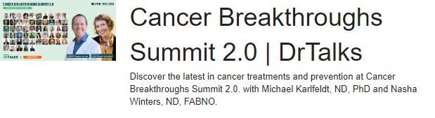 Cancer Breakthroughs Summit